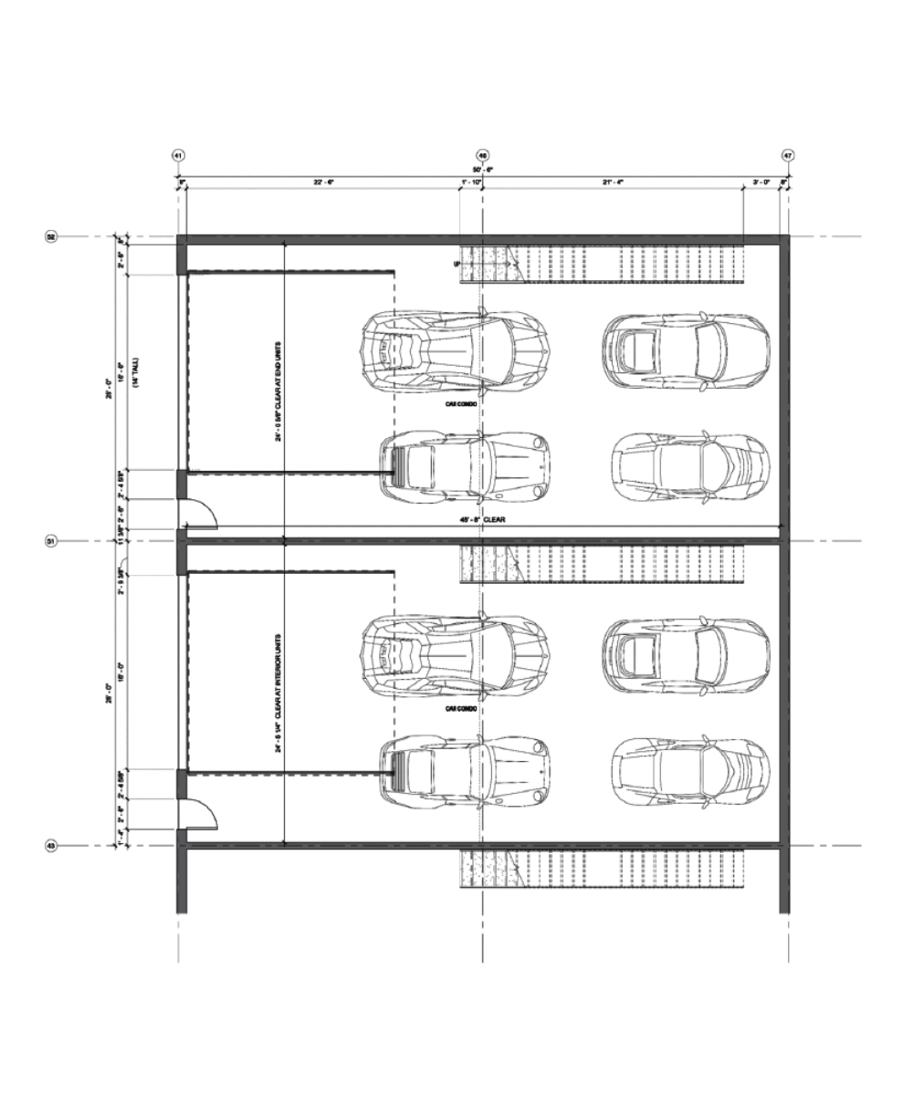 Ultimate Customization
Load out your unit any way you can dream of, from mezzanines to bars to marble floors.
